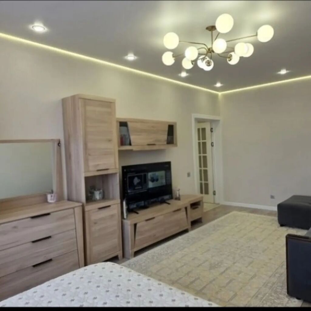1 комната, 48 м², Ала-Арча ТРЦ 108 серия, 9 этаж, Евроремонт: фото 8