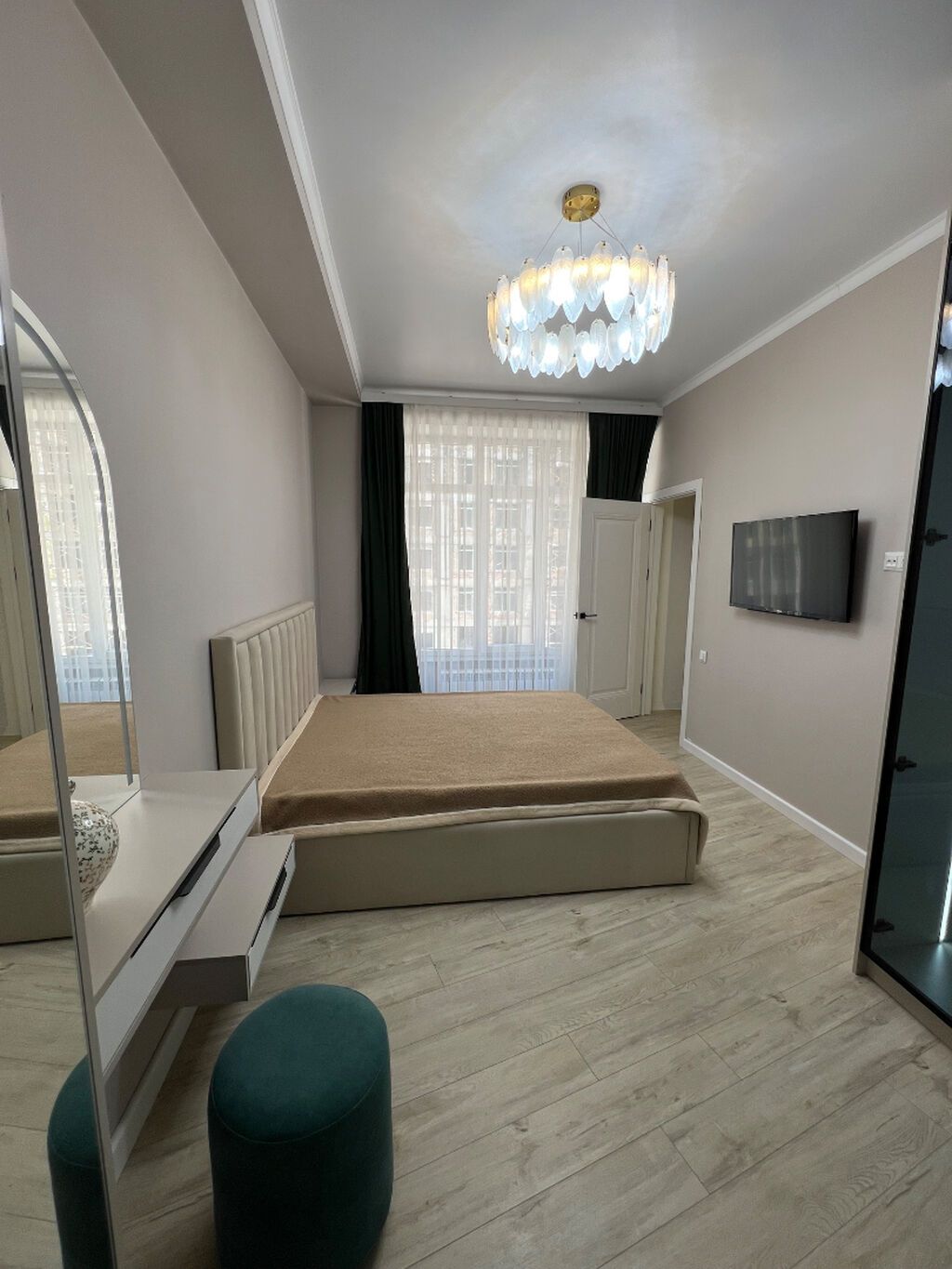 2 комнаты, 75 м², Асанбай мкр 3 этаж, Евроремонт: фото 7