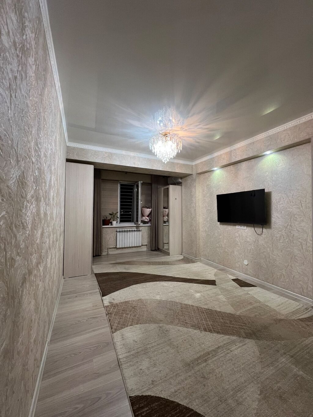 1 комната, 43 м², Пишпек Элитка, 7 этаж, Евроремонт: фото 4