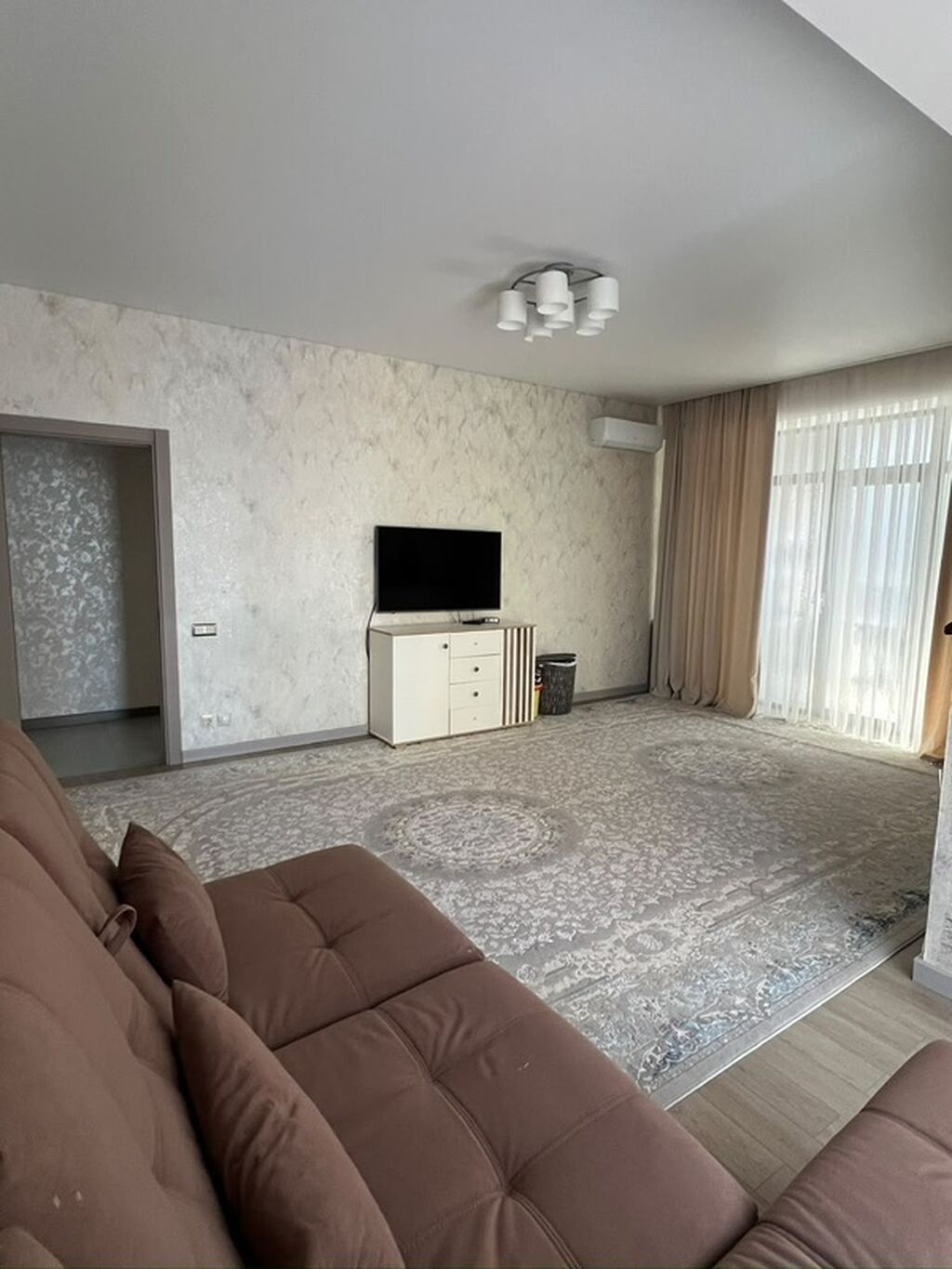3 комнаты, 78 м², Асанбай мкр Элитка, 2 этаж, Дизайнерский ремонт: фото 2