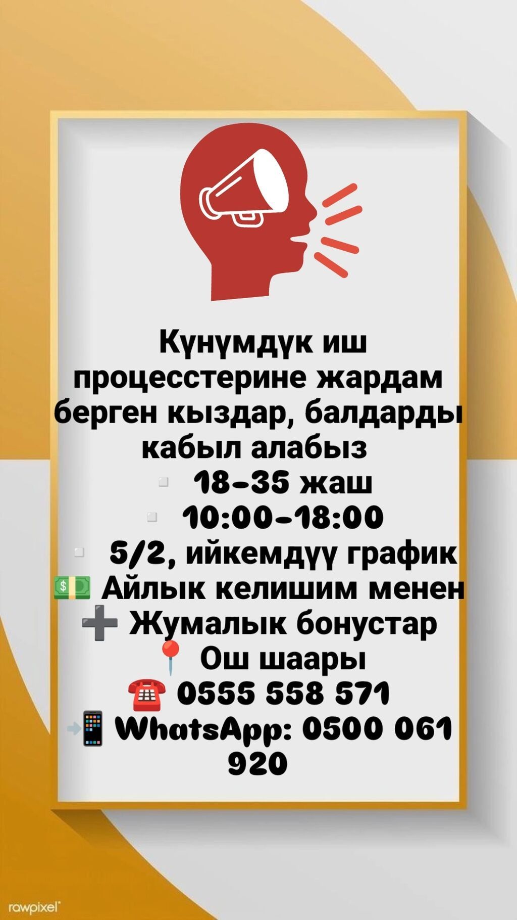 Сетевой маркетинг: Вакансия: помощники в ежедневных рабочих процессах - Локация: г. Ош -
