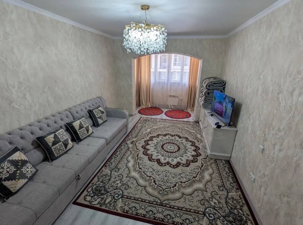 1 комната, 44 м², Кок-Жар ж/м 106 серия, 2 этаж, Евроремонт: фото 2