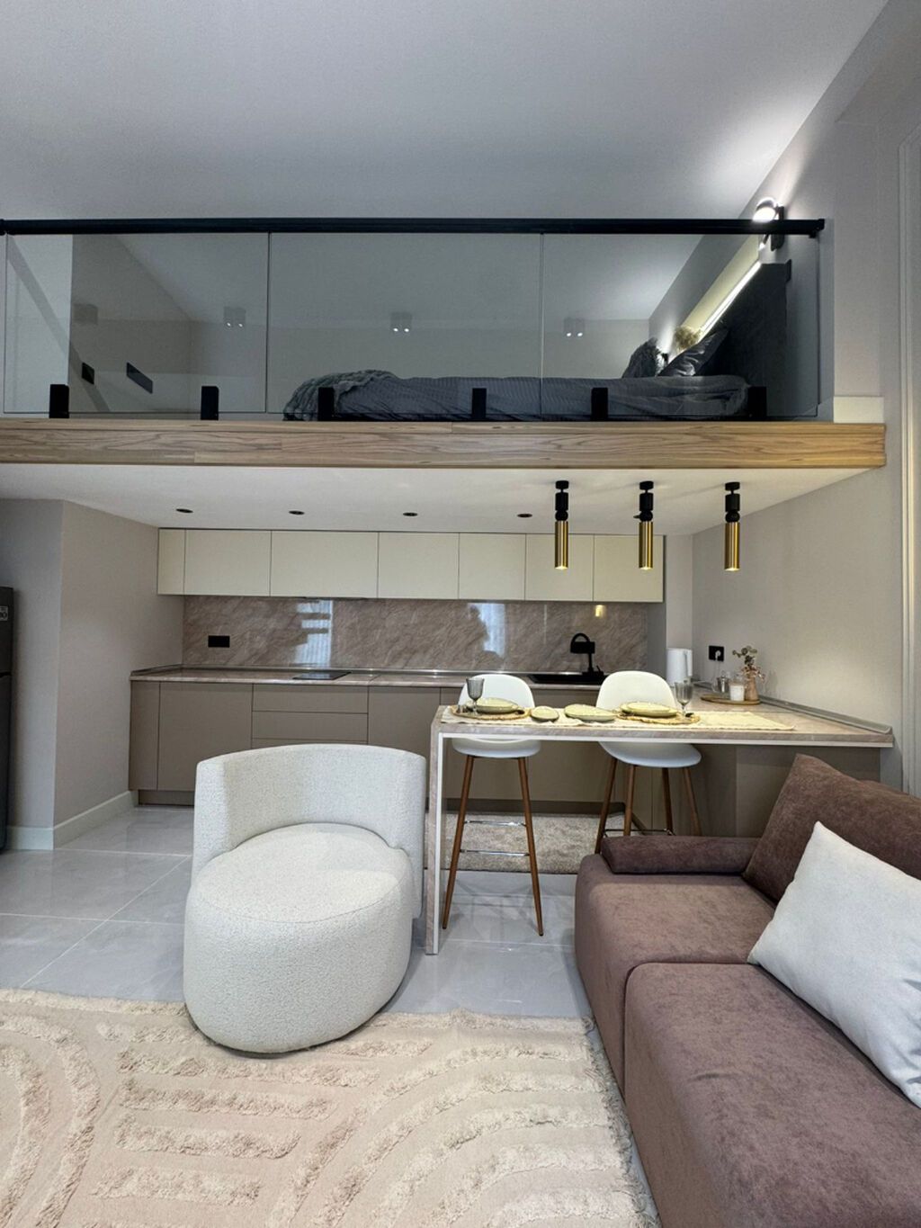 Ağ Şəhər – Knightsbridge Residence-də lüks duplex mənzil kirayə
