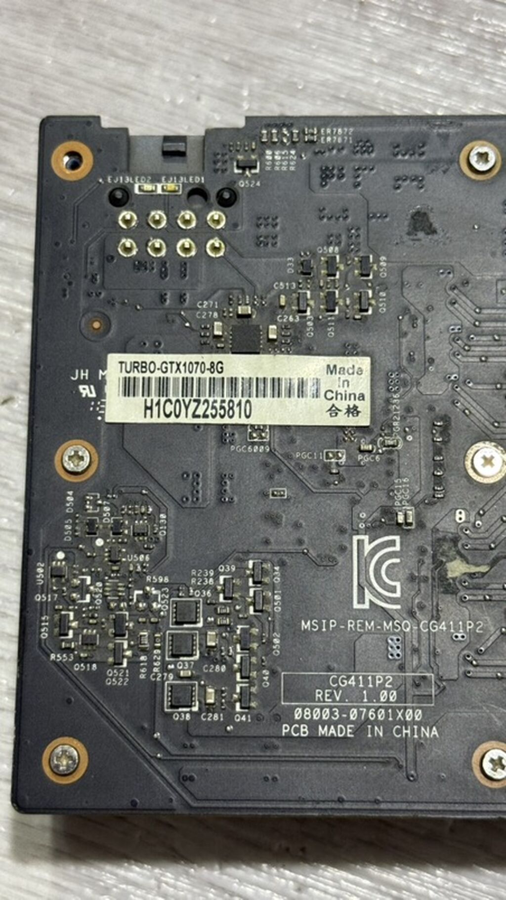 Видеокарта для ПК, Б/у, Asus, GeForce GTX, 8 ГБ: фото 3