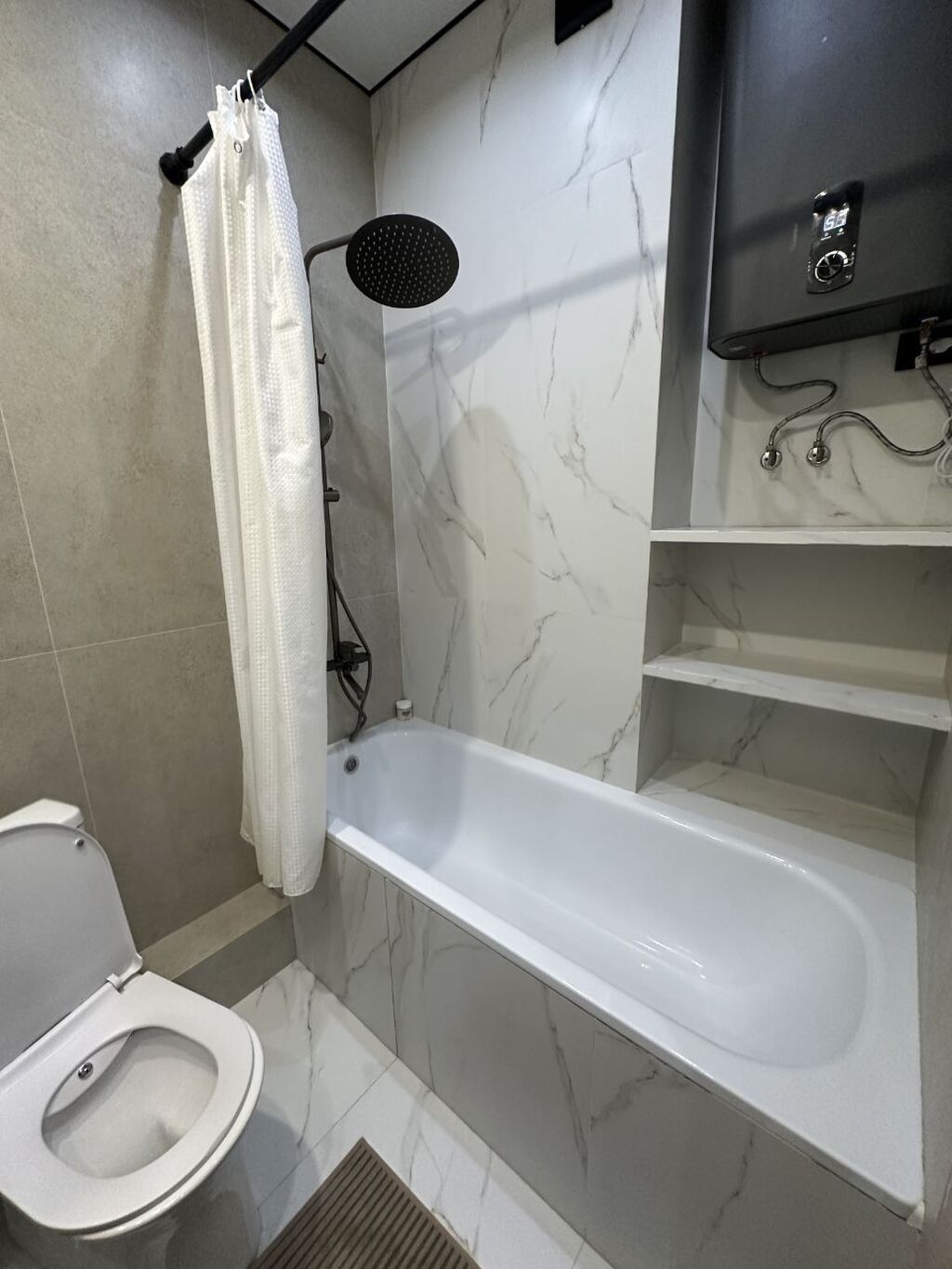 1 комната, 51 м², Асанбай мкр Элитка, 12 этаж, Дизайнерский ремонт: фото 7