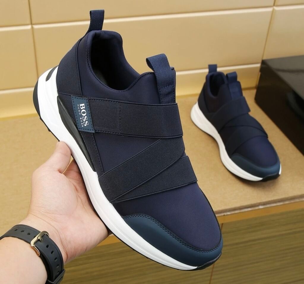 Мужские кроссовки, 39, Hugo Boss, Новый, цвет - Синий, Самовывоз: фото 4