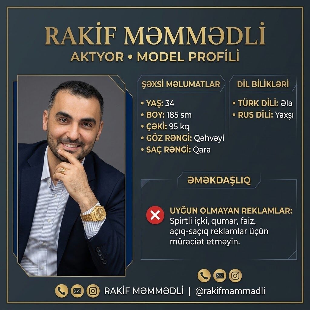 Model, Kişi, 34 yaş, 3-5 illik təcrübə
