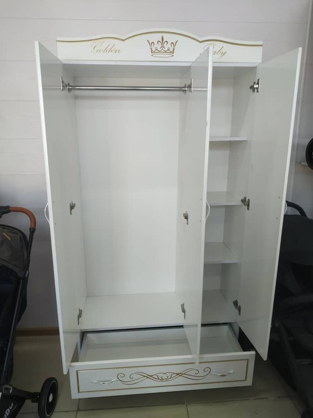 Шифоньер, шкаф для одежды, Новый, Прямой, ЛДСП: фото 5