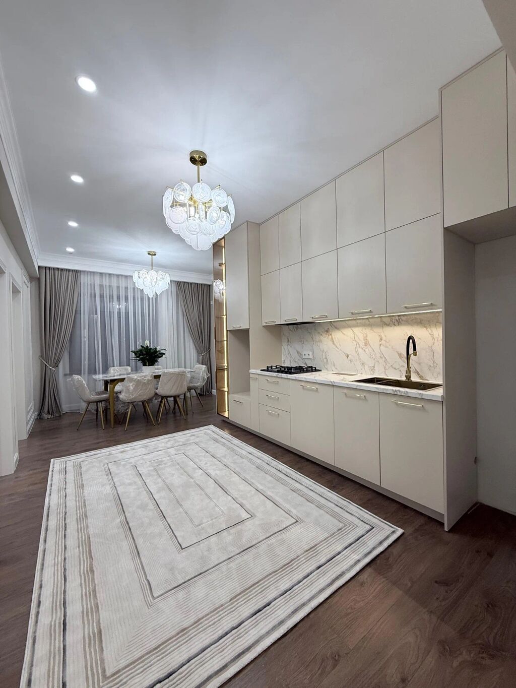 3 комнаты, 112 м², 12 мкр Элитка, 10 этаж, Дизайнерский ремонт: фото 5