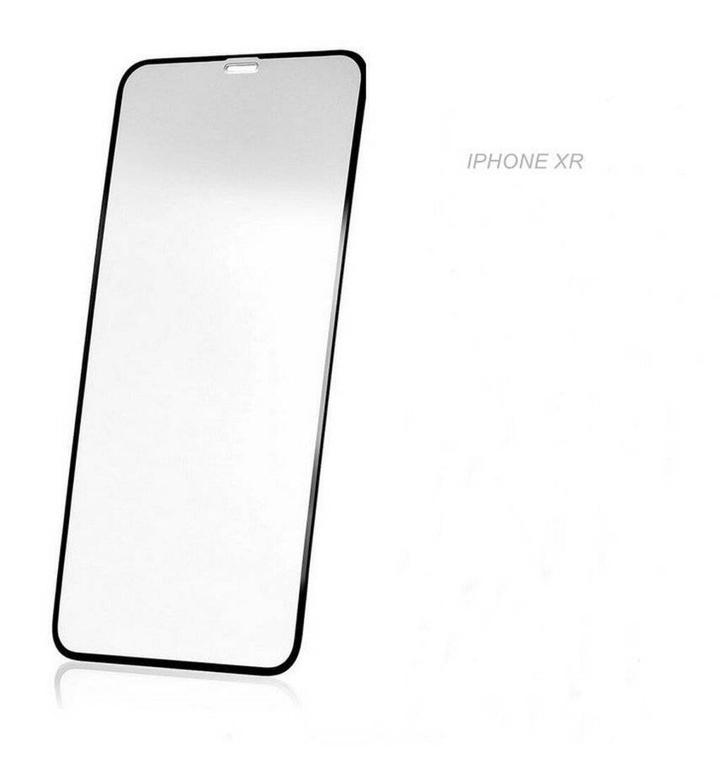 Cтекло для iPhone XR, защитное, c рамкой, размер 6,9 см х 14,4 см: фото 4