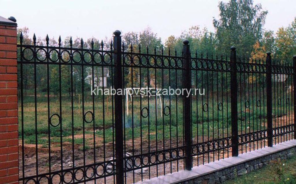 Металлические заборы и секции ограждения - Тип: сварные и кованые: фото 8