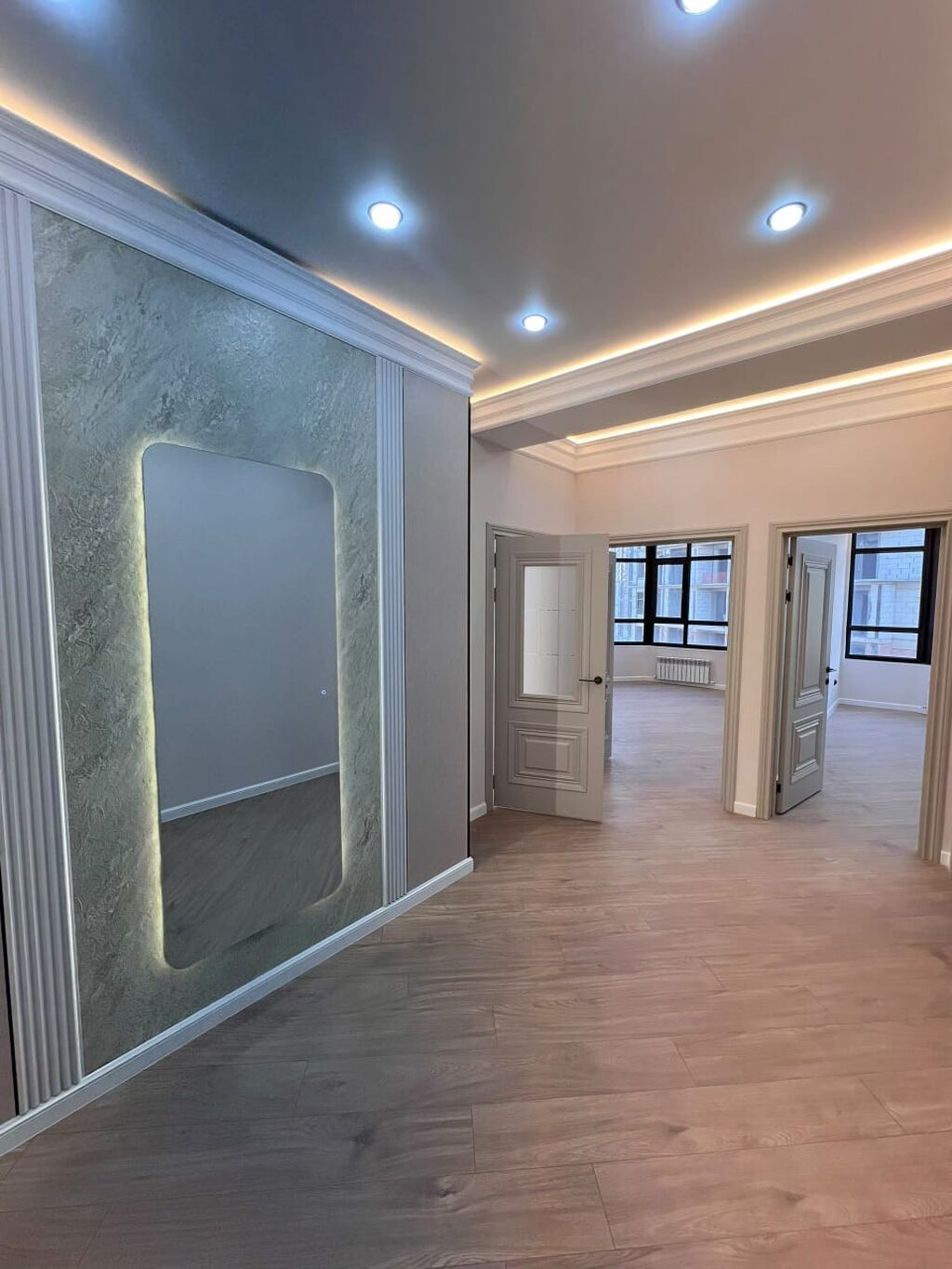 3 комнаты, 90 м², Асанбай мкр Элитка, 12 этаж, Свежий ремонт: фото 4
