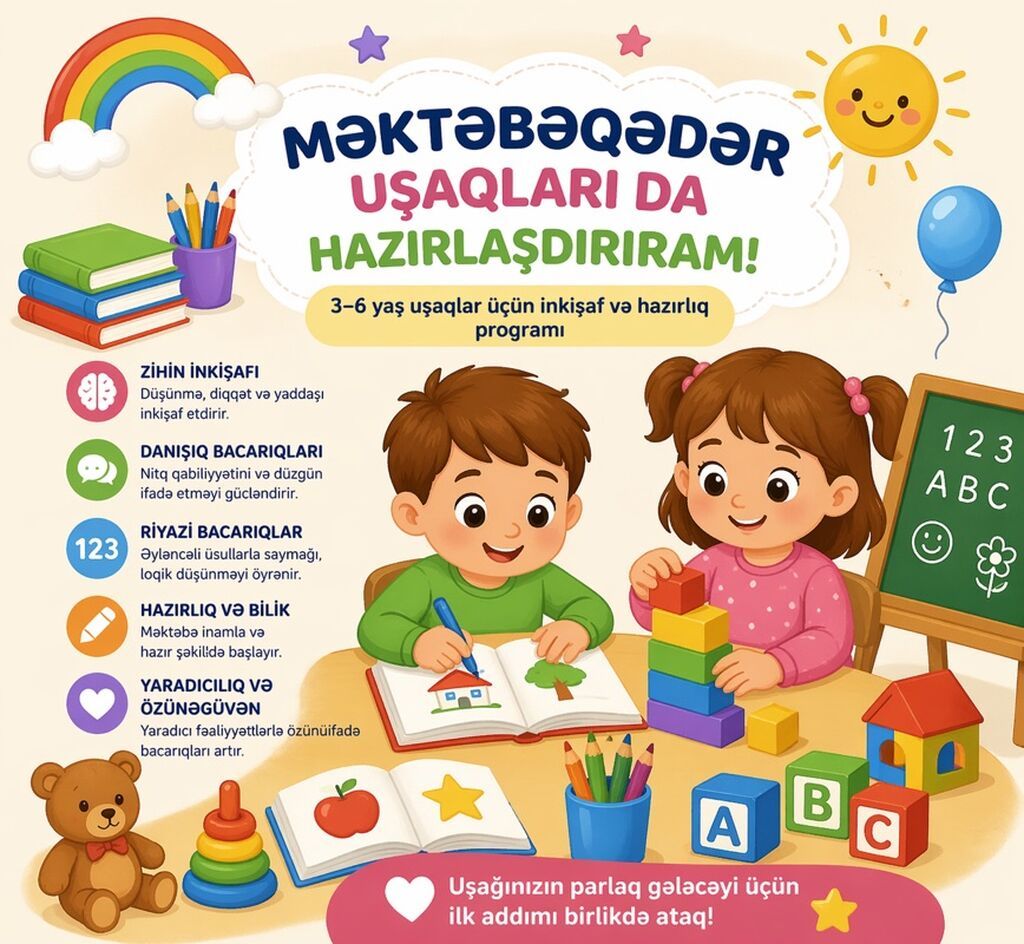 Məktəbəqədər və ibtidai sinif hazırlığı - 3