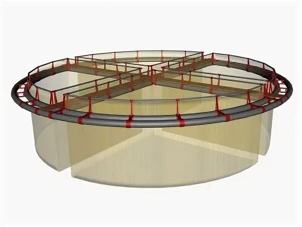 Чертеж садков для выращивания рыбы