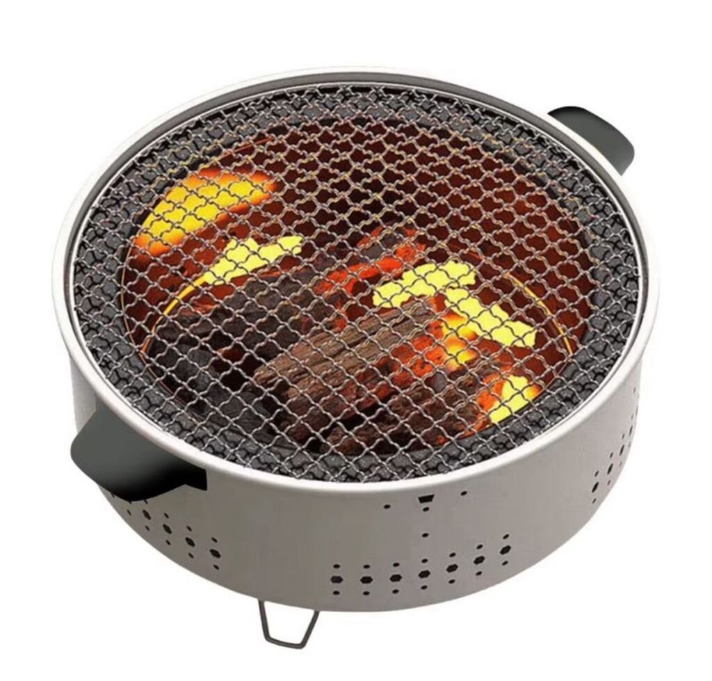Гриль угольный Camping Grill — компактный мангал для пикника и дачи — фото 8