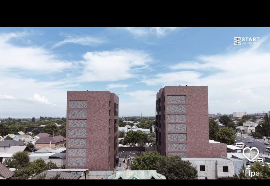 2 комнаты, 60 м², Аламедин-1 мкр 5 этаж, ПСО (под самоотделку): фото 3