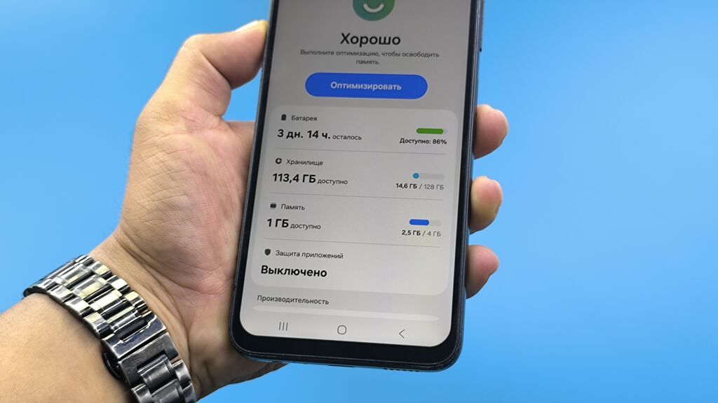 Samsung Galaxy A05s, Б/у, 128 ГБ, цвет - Черный, 2 SIM: фото 7