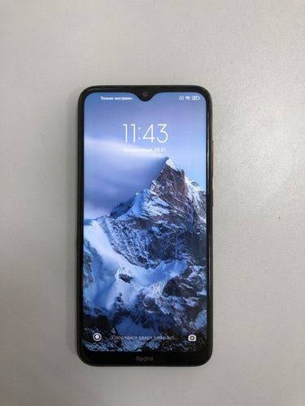 Redmi, Redmi 8A, Б/у, 64 ГБ, цвет - Черный, 2 SIM — фото 1