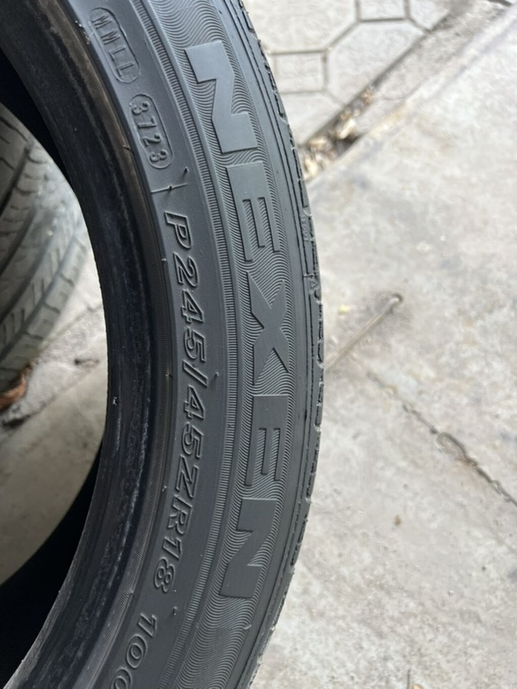 Шины 245 / 45 / R 18, Лето, Б/у, Легковые, Nexen: фото 2