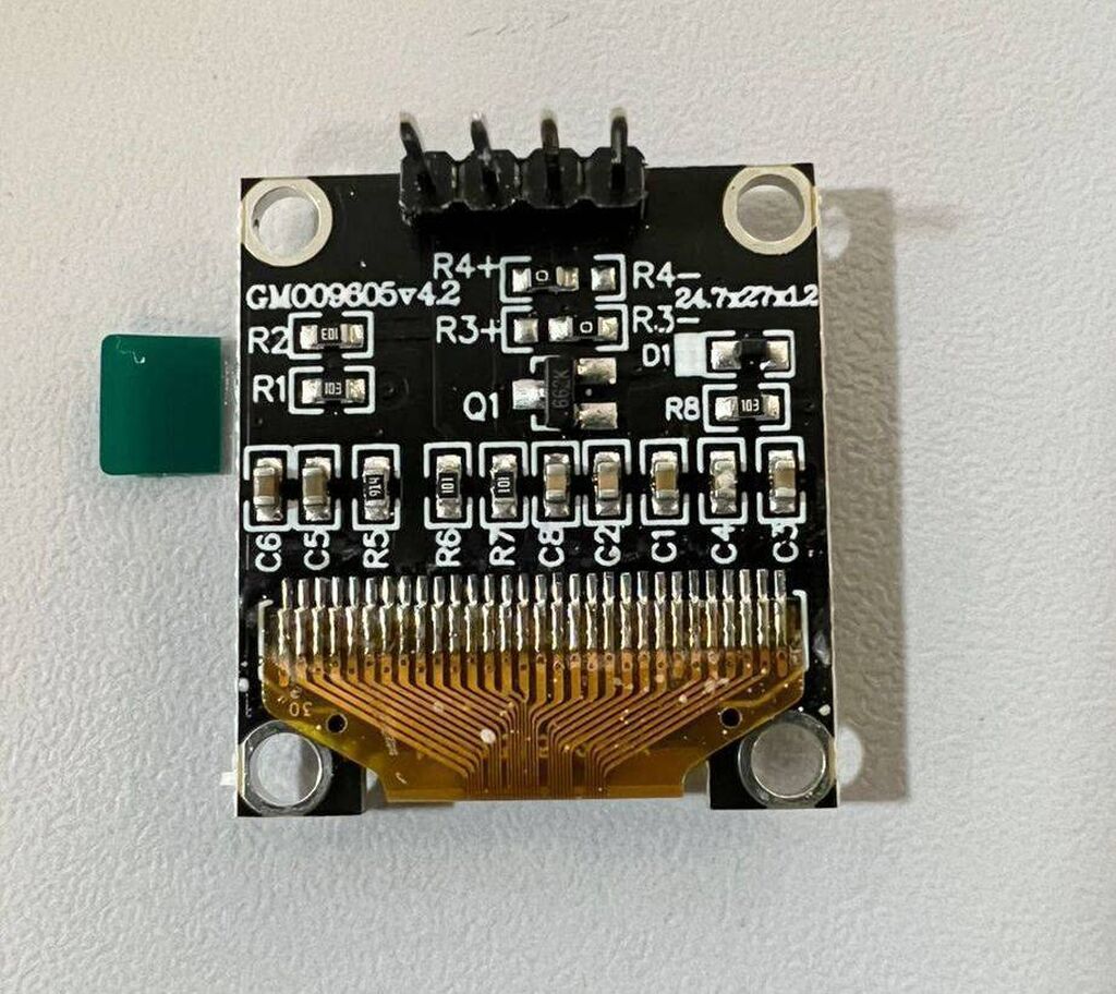 Дисплей OLED 0.96" 128*64 ( модуль связи) 4 контактный для Arduino — фото 3