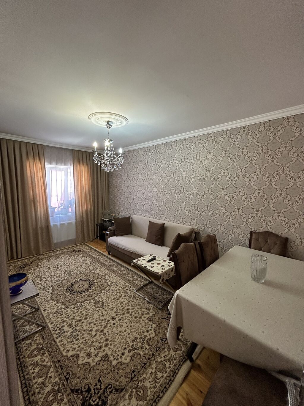 3 otaqlı, 75 kv. m, Yeni təmirli