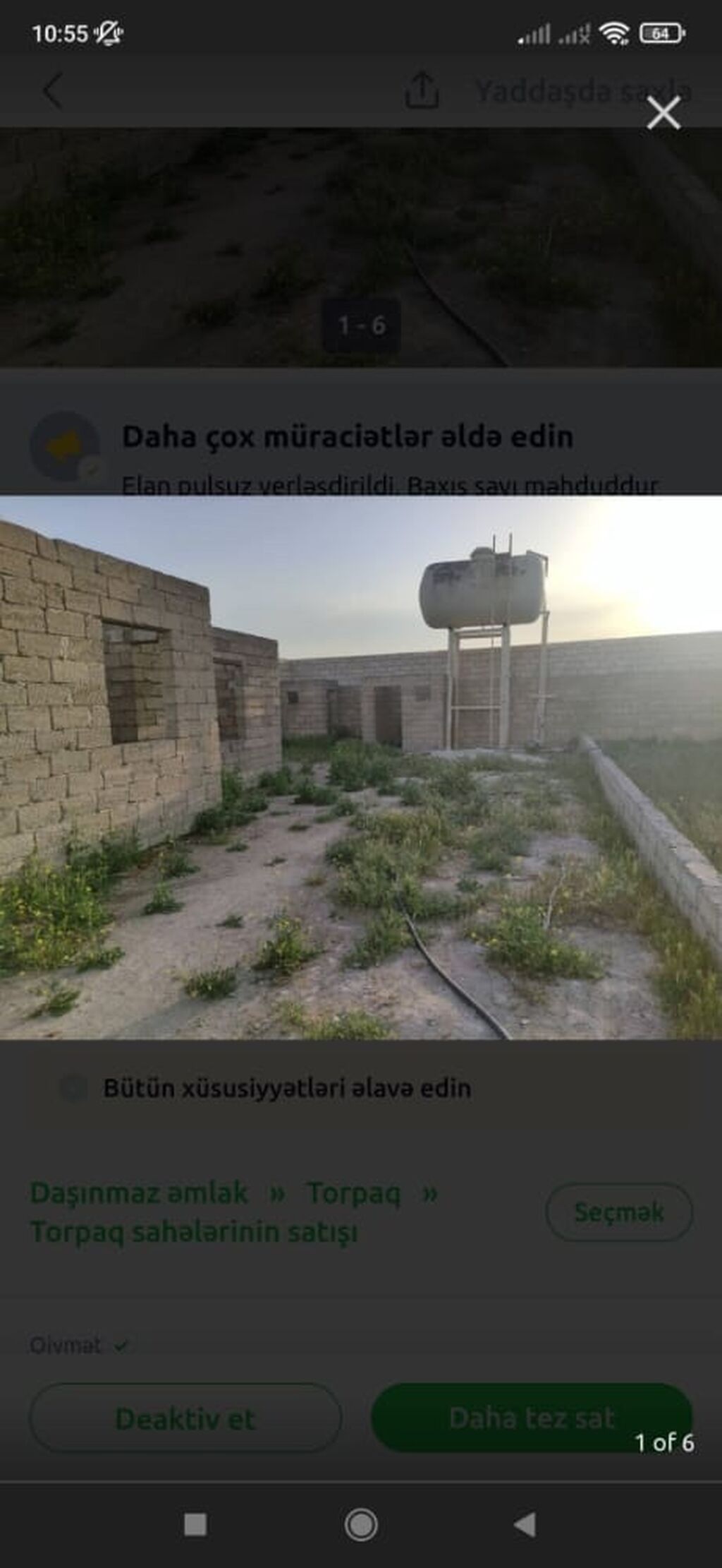 Bakı, 200 kv. m, 5 otaqlı, Hovuzsuz, İnternet, Kanalizasiya, Kombi
