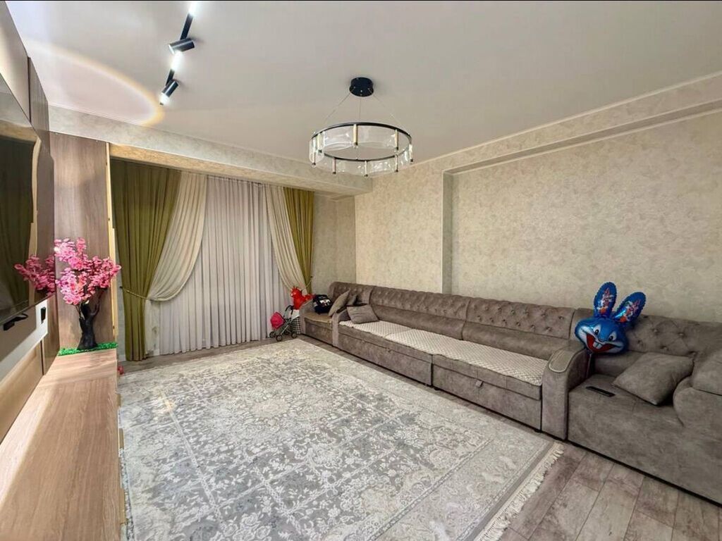 2 комнаты, 68 м², Аламедин-1 мкр Элитка, 10 этаж, Дизайнерский ремонт: фото 5