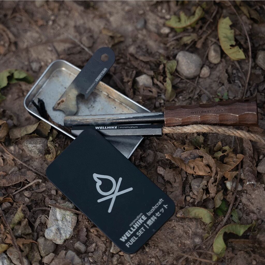 Огниво WellHike Bushcraft с металлическим скребком и верёвочным: фото 4