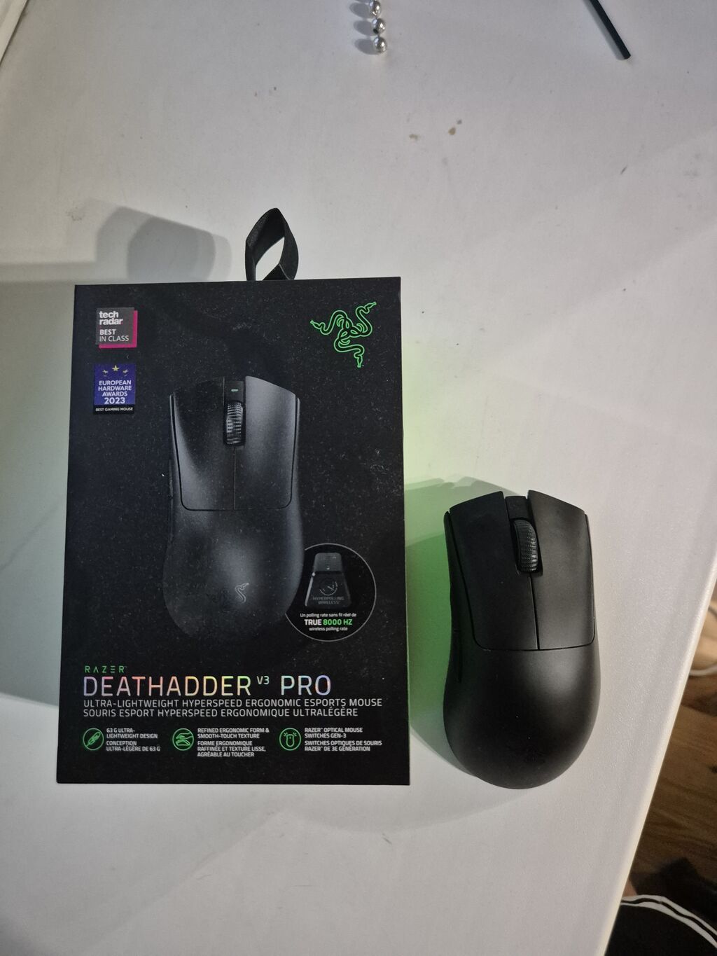 Игровая мышь Razer DeathAdder V3 Pro - Беспроводная сверхлегкая мышь — фото 1