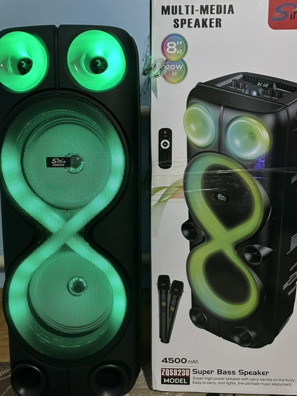 Портативная акустическая система Sing-e ZQS8238 (Multi‑Media Speaker): фото 3