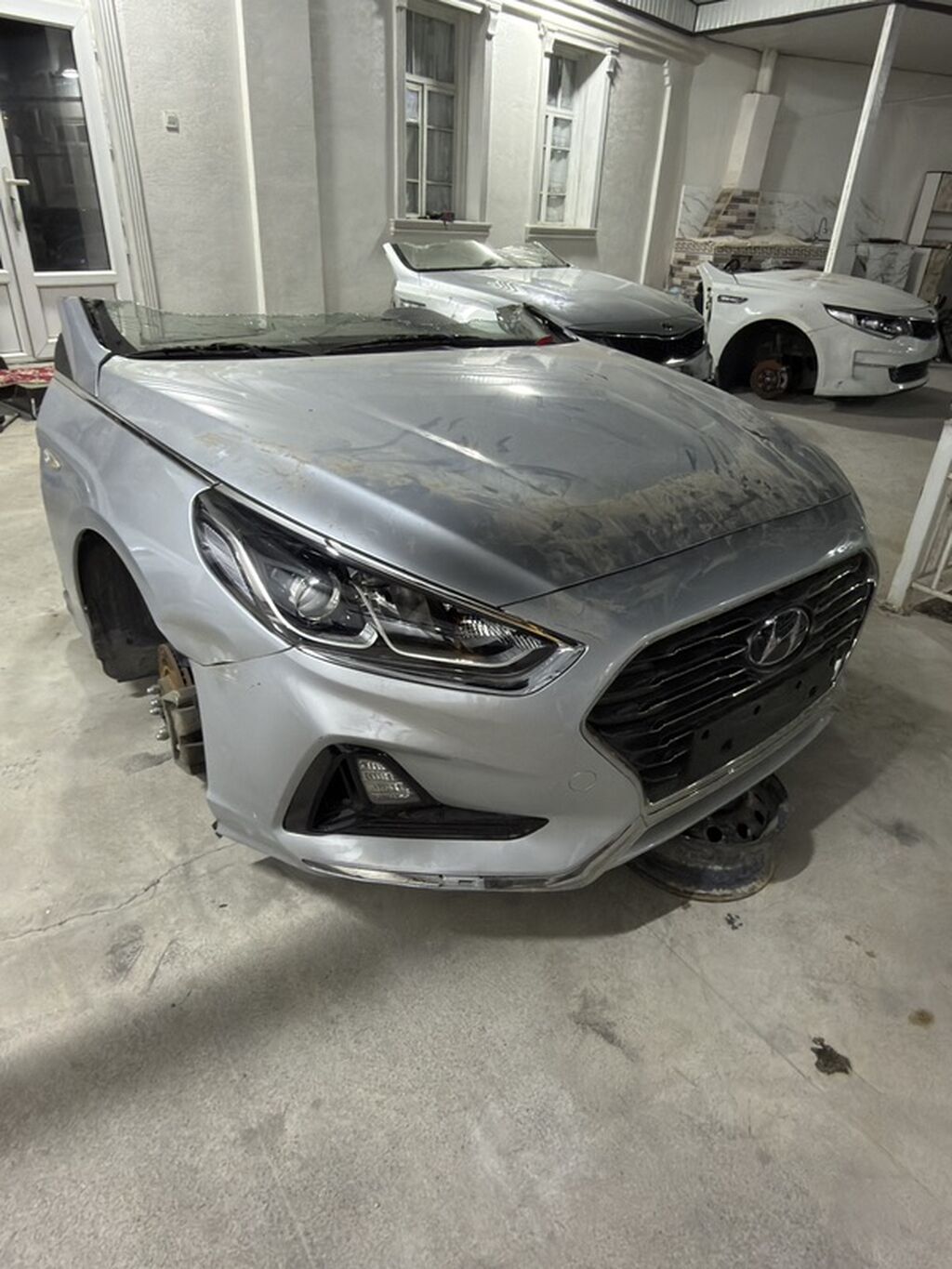 Hyundai Sonata VII (рестайлинг, около 2018–2019) — передняя половина: фото 3