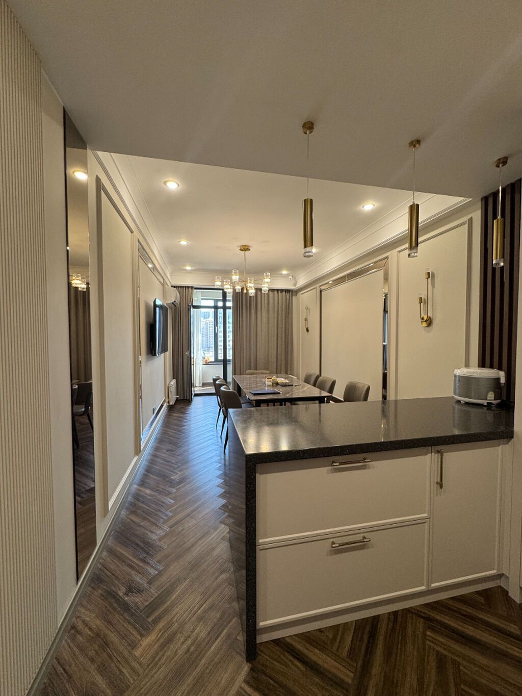 3 комнаты, 131 м², Асанбай мкр Элитка, 8 этаж, Дизайнерский ремонт: фото 4