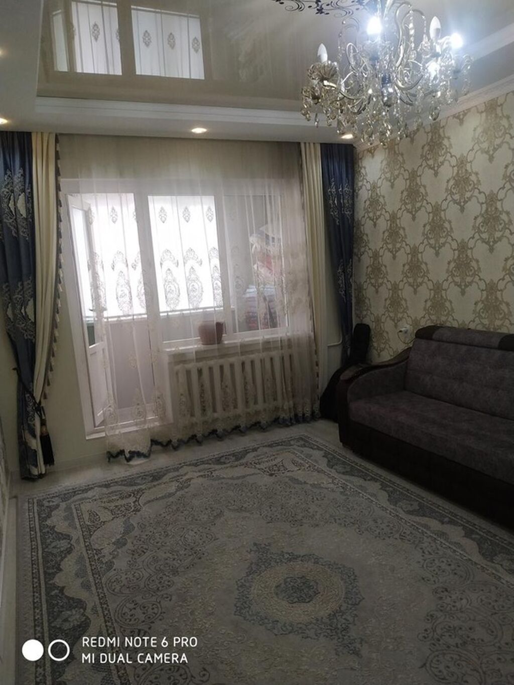 3 комнаты, 58 м², Аламедин-1 мкр 105 серия, 2 этаж, Евроремонт: фото 3
