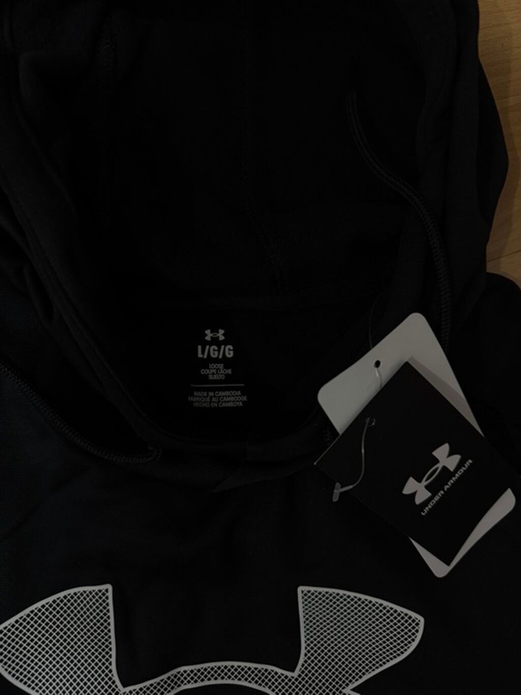 Мужская толстовка, S, M, L, Under Armour, Новый, цвет - Черный, Самовывоз: фото 2