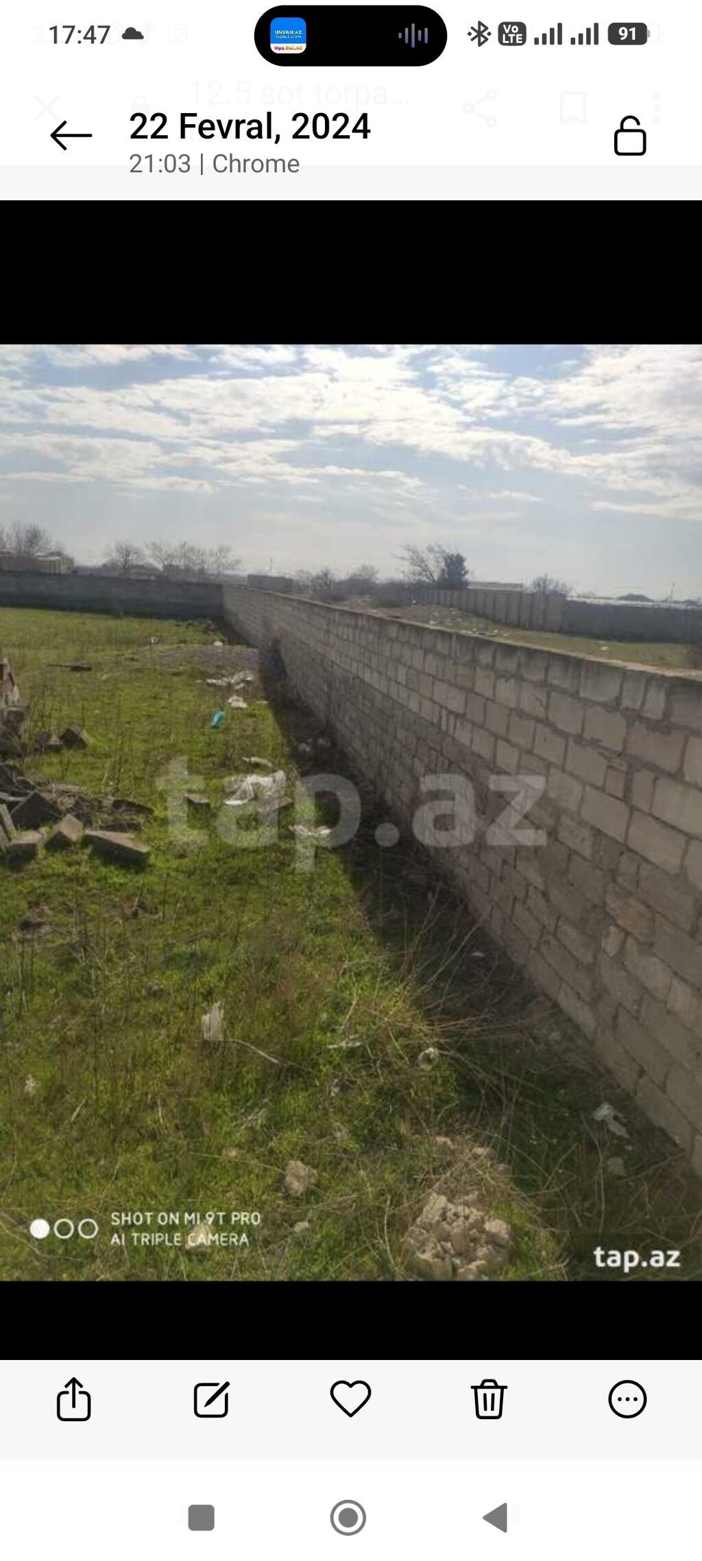 125 sot, Tikinti, Maklerlər narahat etməsin, Bələdiyyə