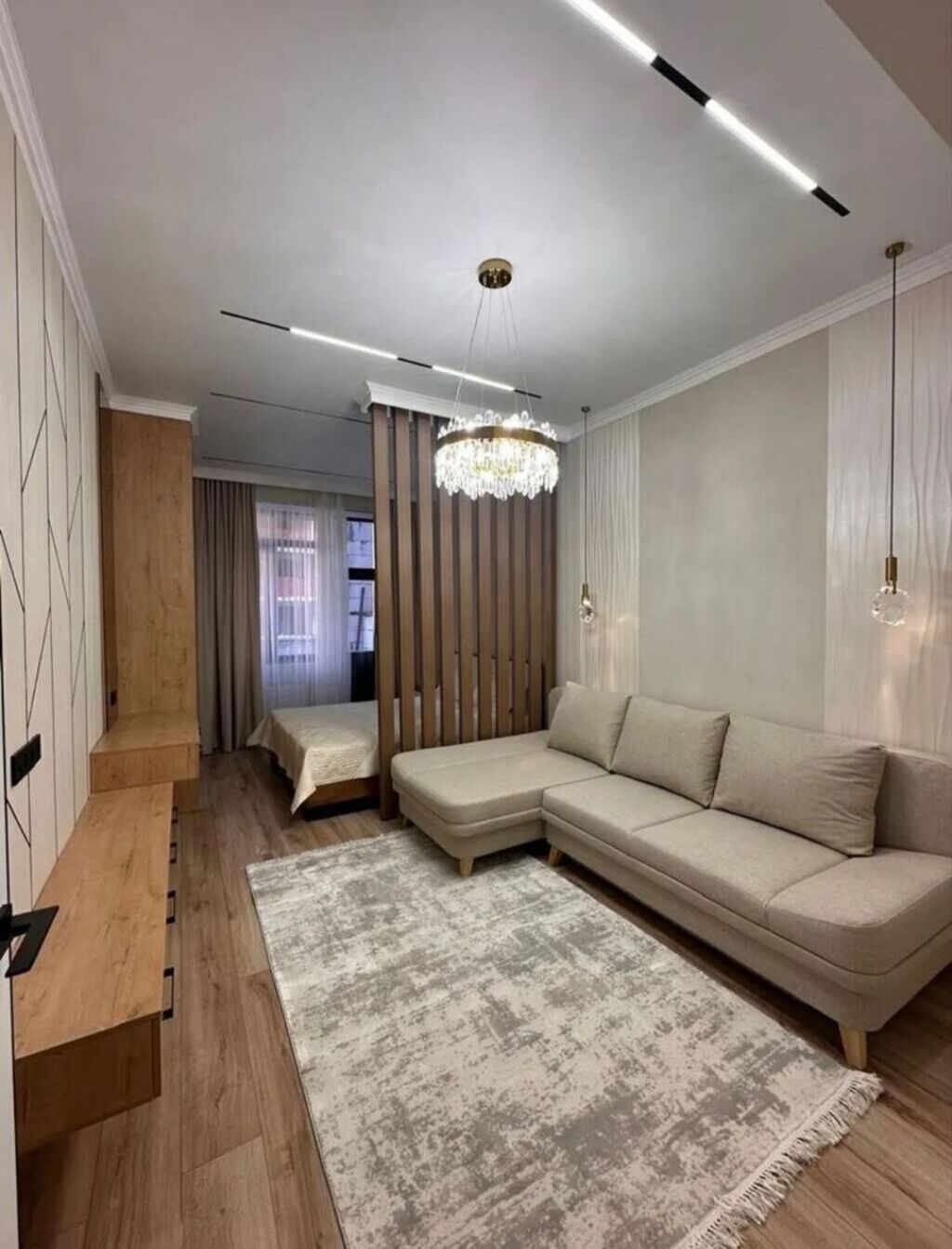 1 комната, 58 м², Асанбай мкр Элитка, 2 этаж, Евроремонт: фото 1