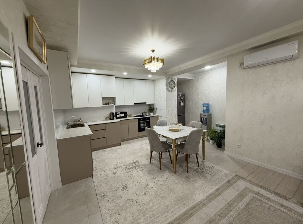 2 комнаты, 62 м², Аламедин-1 мкр Элитка, 9 этаж, Дизайнерский ремонт: фото 4