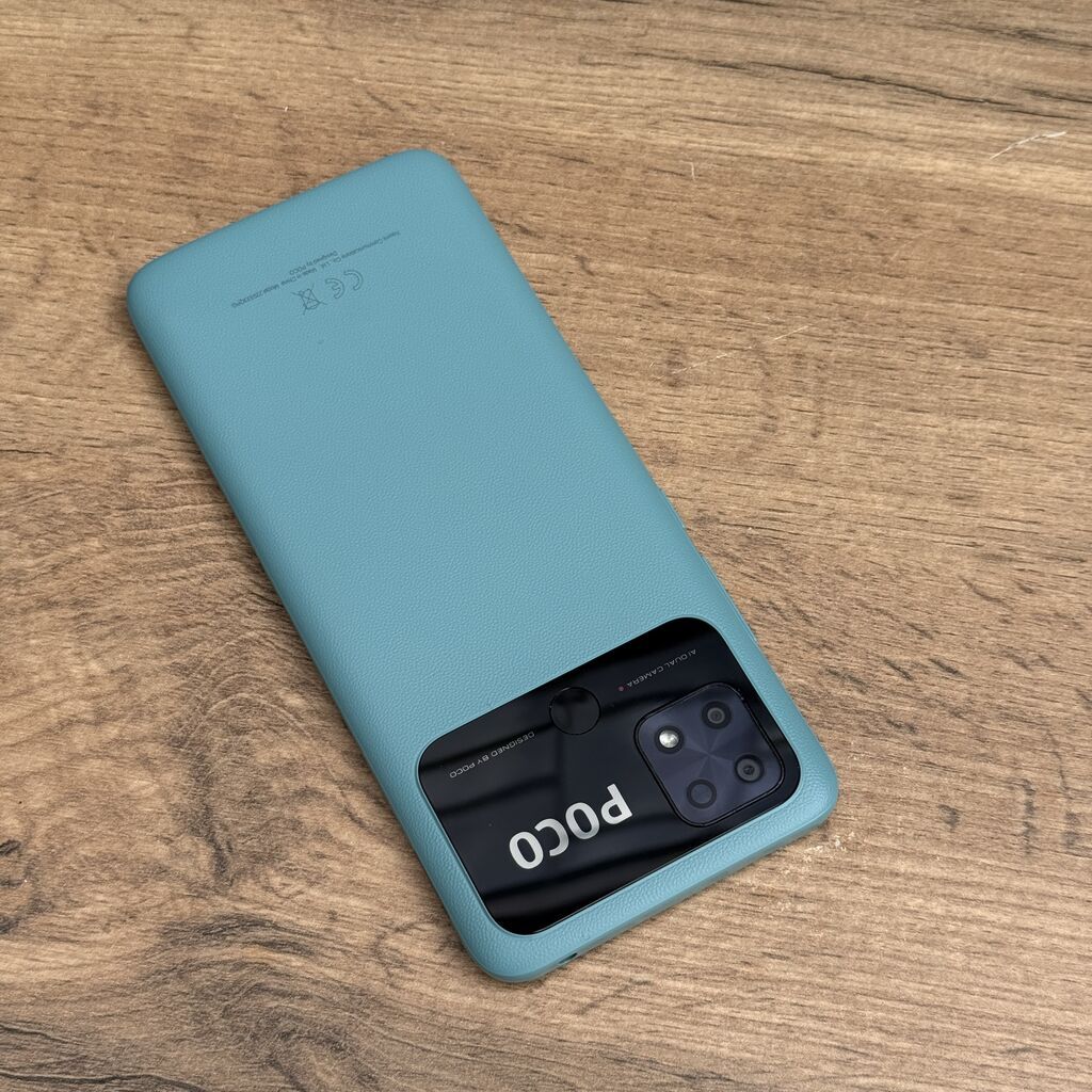 Poco C40, Б/у, 64 ГБ, цвет - Зеленый, 2 SIM: фото 2