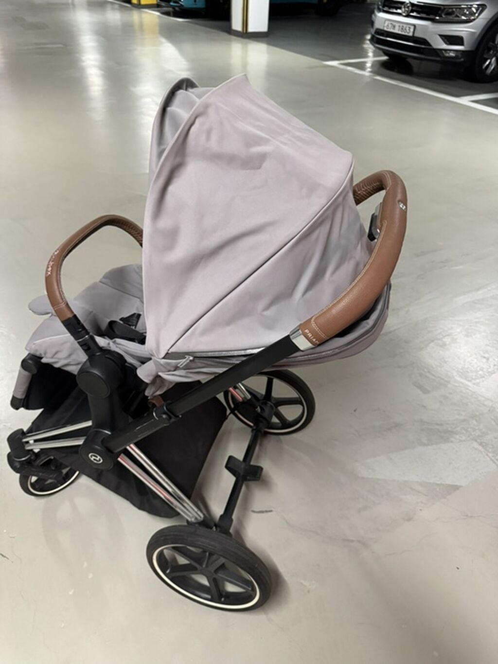 Прогулочная коляска Cybex Praim в фиолетового цвета. Состояние 10/10 В: фото 2