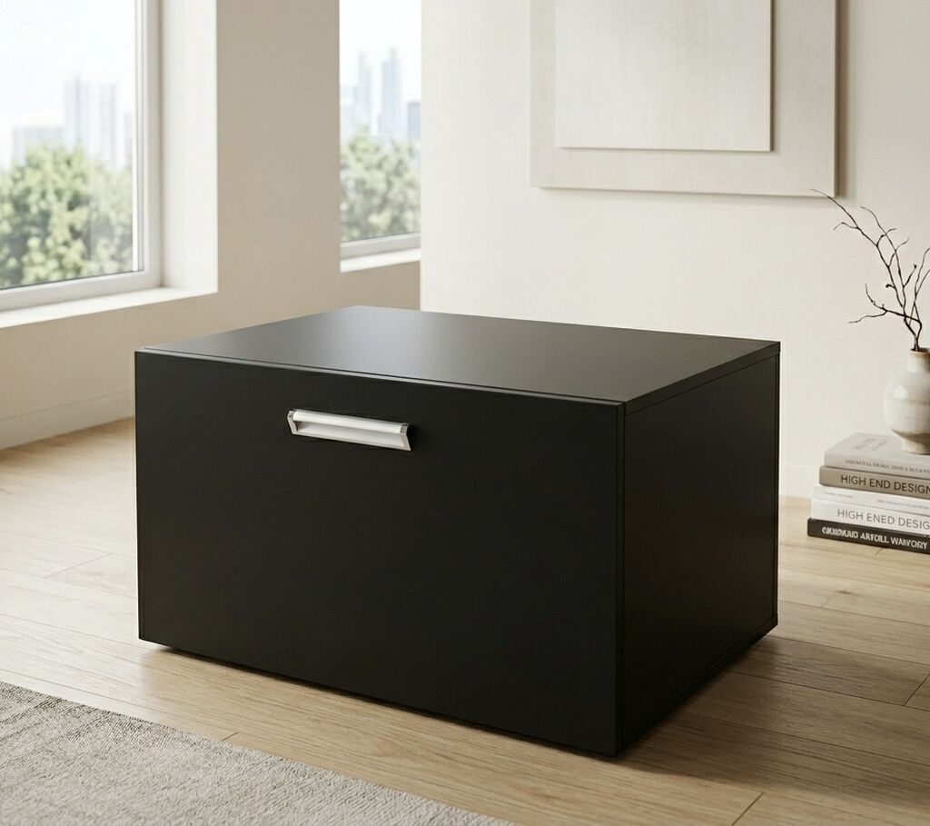 Тумбы и подставки для обуви: Тумба/ящик торговый б/у Продаётся компактная торговая тумба (чёрного