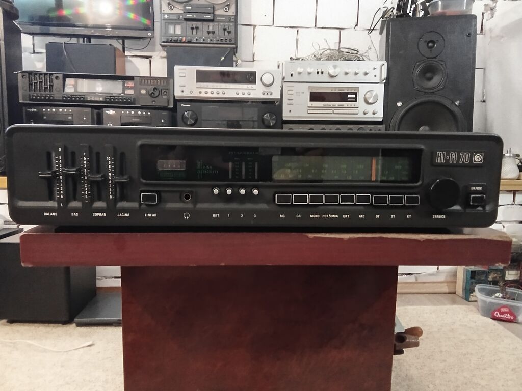 Pojačala i prijemnici: Hi-Fi 70 Ei stereo radio‑pojačalo - Klasični jugoslovenski Hi-Fi