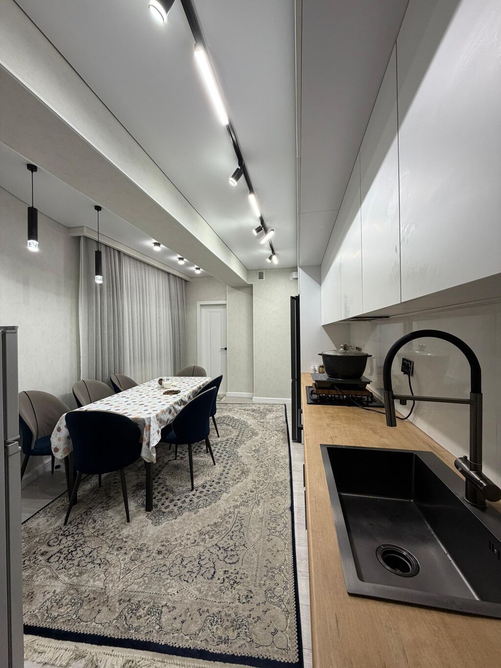 3 комнаты, 100 м², Средний Джал Элитка, 4 этаж, Дизайнерский ремонт: фото 7