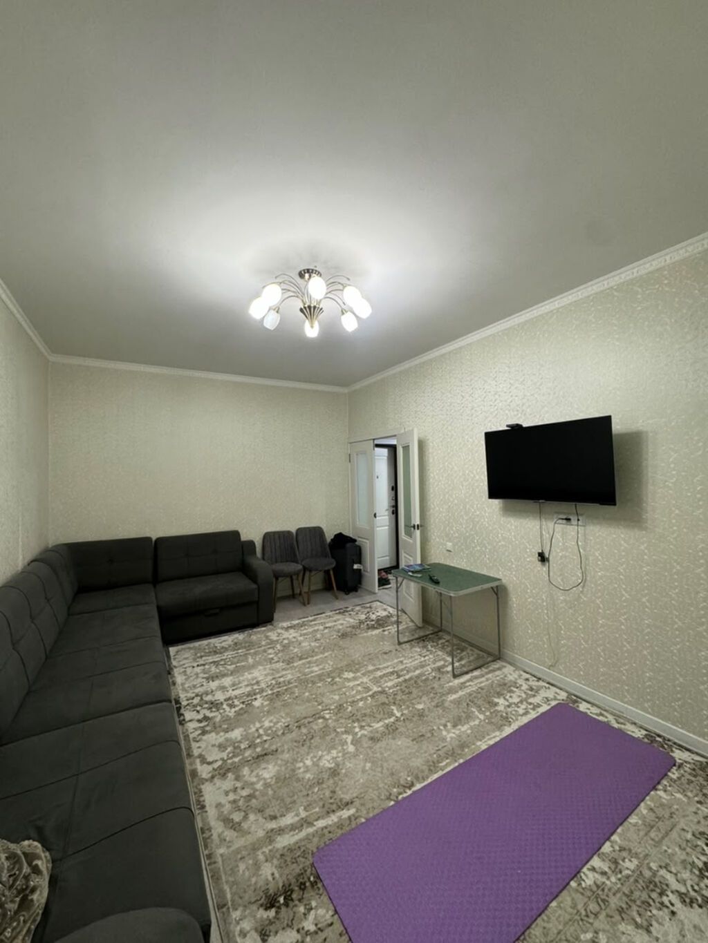 2 комнаты, 54 м², Тунгуч мкр 106 серия, 3 этаж, Дизайнерский ремонт: фото 2