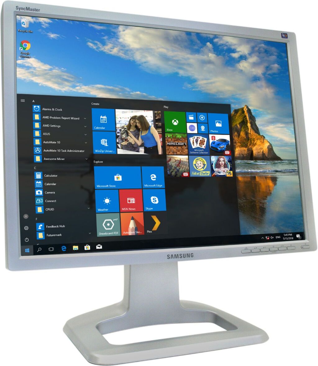Монитор Samsung большой экран 21" или 54см Соотношение сторон экрана — фото 2