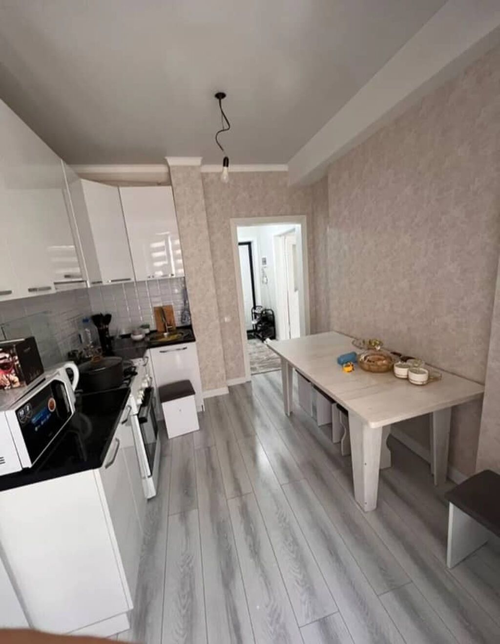 1 комната, 38 м², Тунгуч мкр 4 этаж, Евроремонт: фото 5