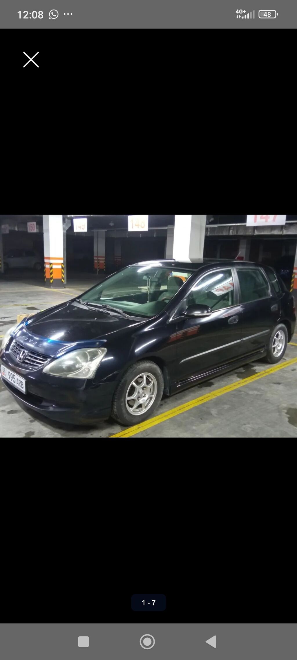 Honda Civic: 2004 г., 1.6 л, Вариатор, Бензин, Хэтчбэк: фото 1
