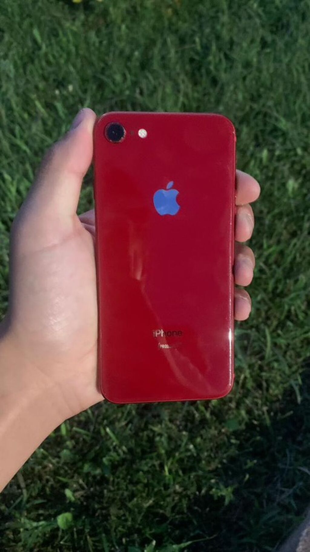 IPhone 8, Б/у, 64 ГБ, Красный, Зарядное устройство, 72 %: фото 5