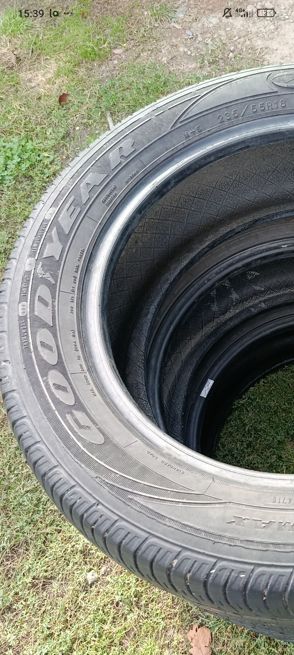 Шины 235 / 55 / R 18, Всесезонная, Б/у, Комплект, Легковые, GoodYear: фото 4
