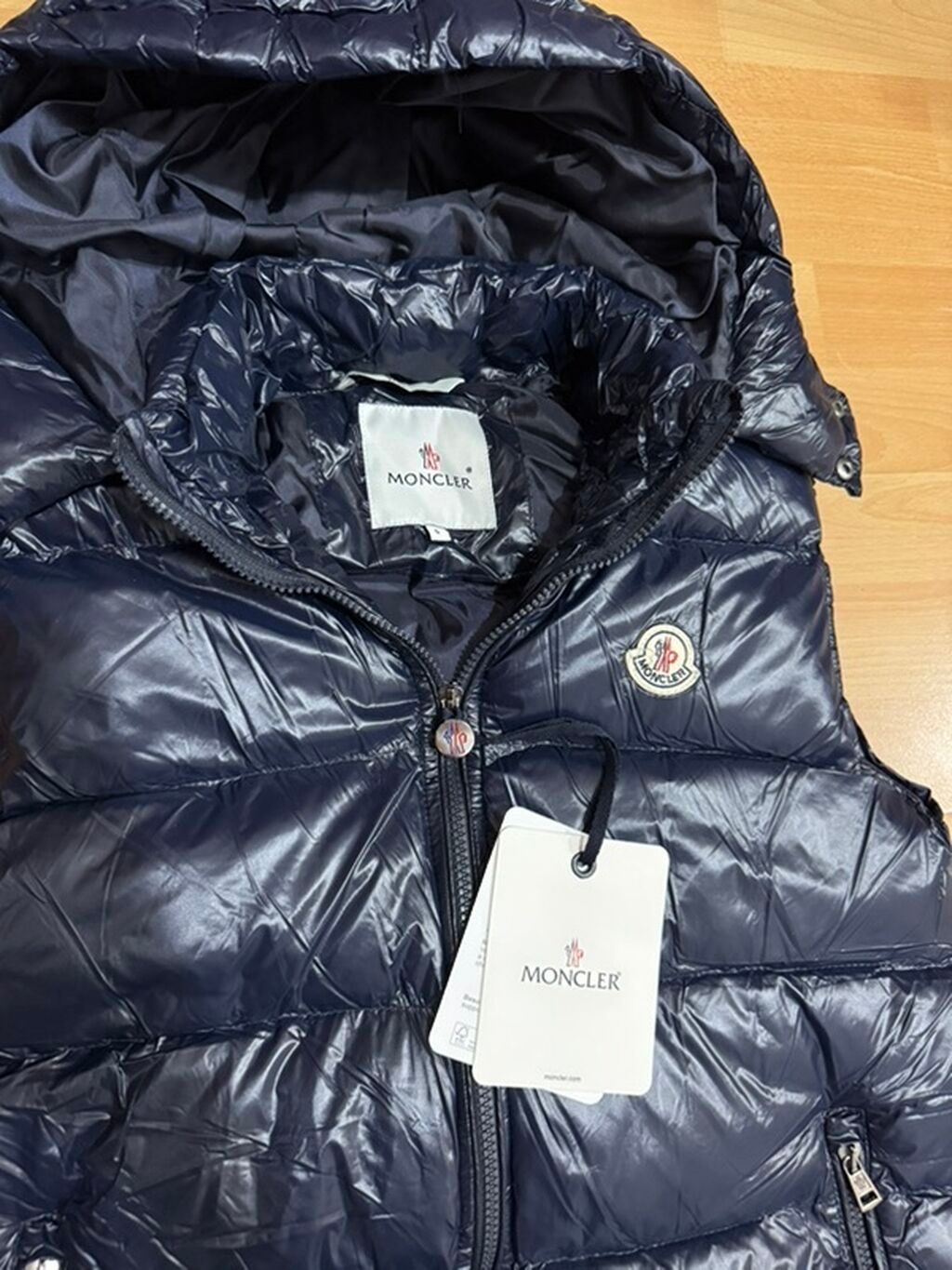 Мужская куртка, S, M, L, Moncler, Новый, цвет - Синий, Самовывоз: фото 2