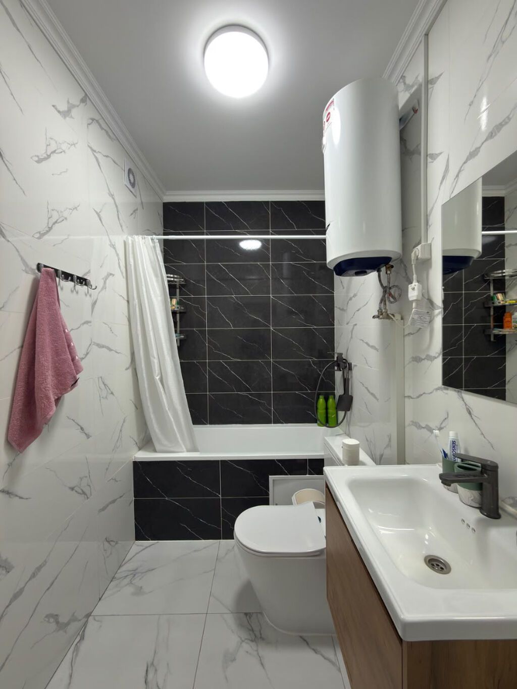 1 комната, 32 м², Пишпек Индивидуалка, 13 этаж, Евроремонт: фото 4